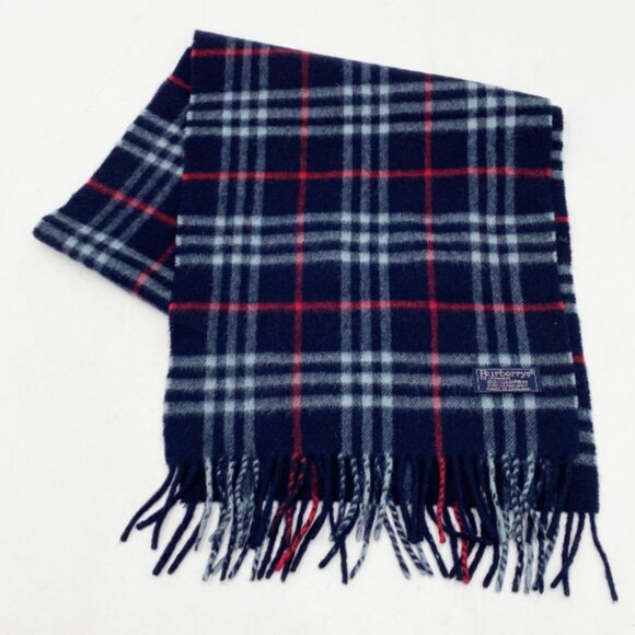 Burberry Scarf Nova Check Neck Wrap Cashmere Muffler - Picture 1 of 7